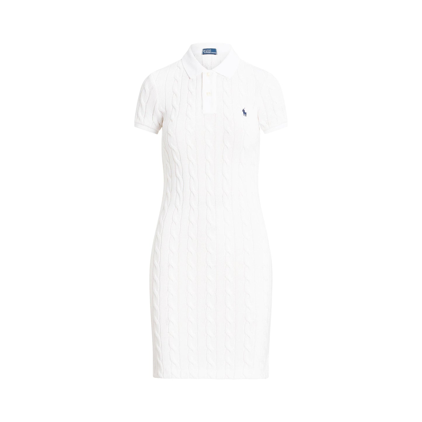 Ralph Lauren White Knit Dress Crisscross