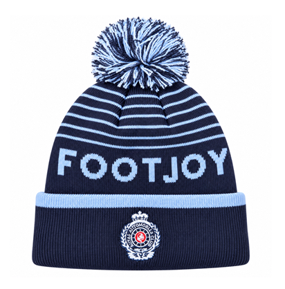 Footjoy Striped Bobble Beanie
