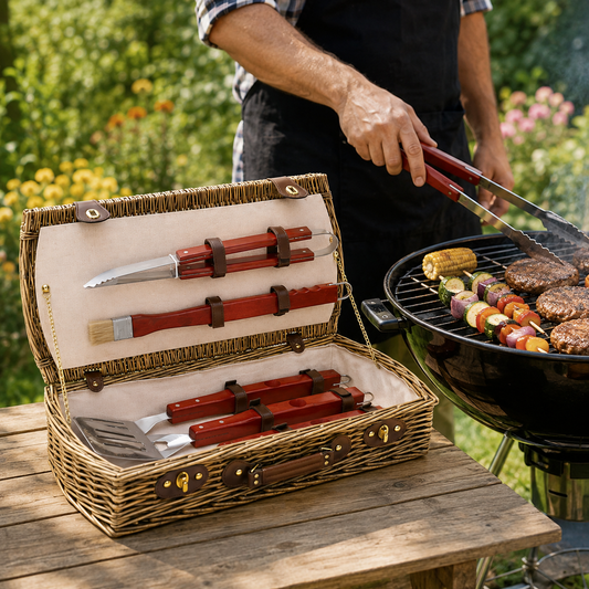 Barbeque Tool Basket Set