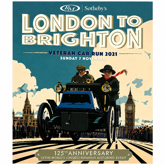 Veteran Car Run 125 Anniversary Limited Edition Postcards