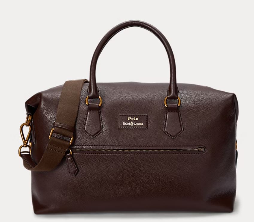 Ralph Lauren Pebbled Leather Duffel