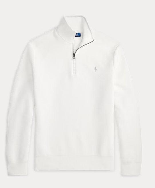 Ralph Lauren Mesh-Knit Cotton Quarter-Zip Jumper