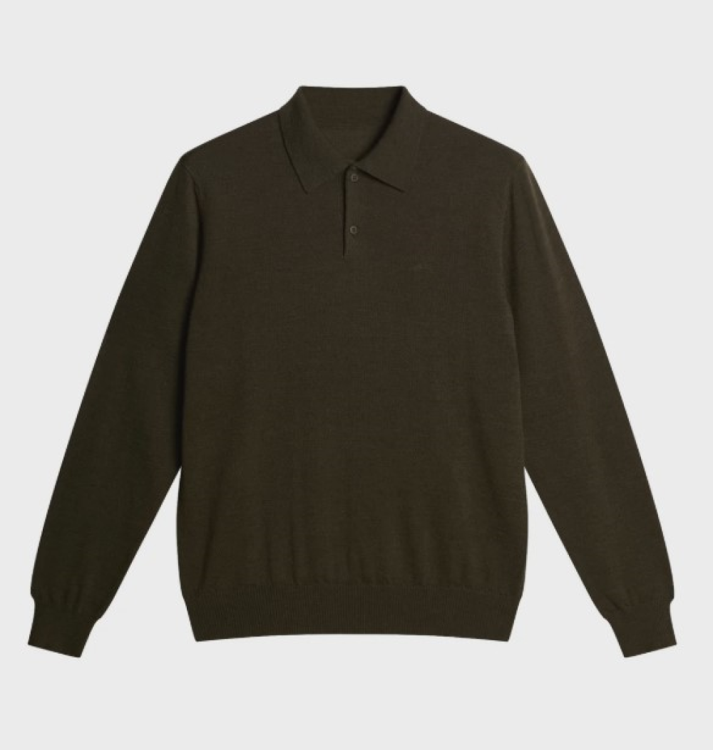 J.Lindeburg Kai Knitted Merino Polo