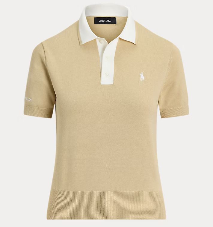 Ralph Lauren RLX Cotton-Blend Polo-Collar Jumper