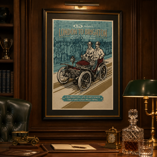 2025 Veteran Car Run Poster