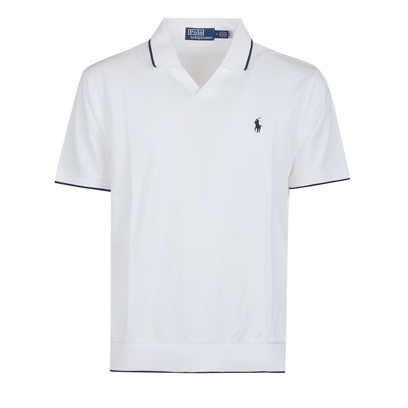 Ralph Lauren White Knit Polo