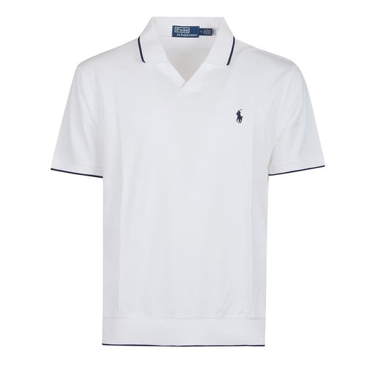Ralph Lauren White Knit Polo