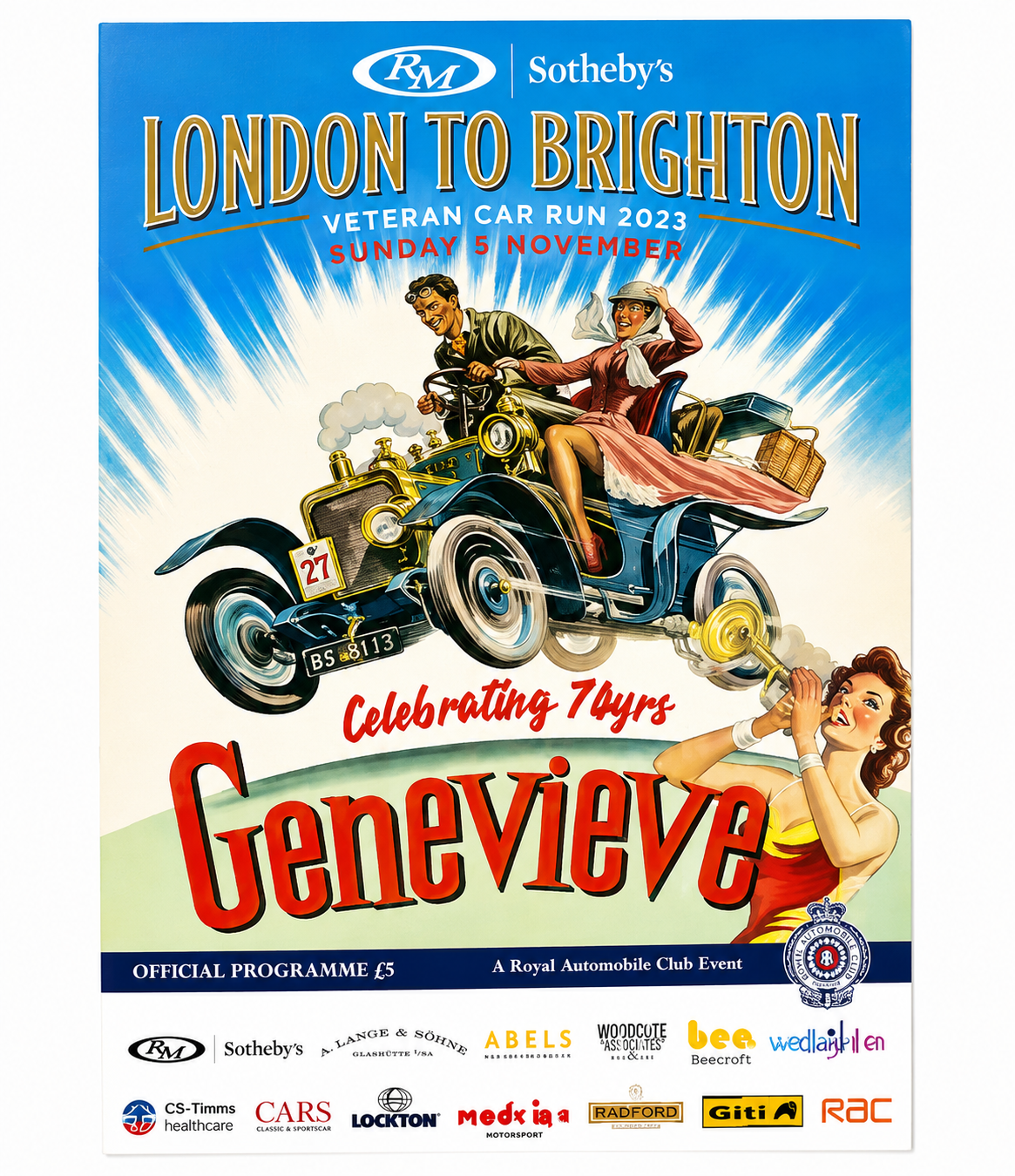 Veteran Car Run Programme 2023