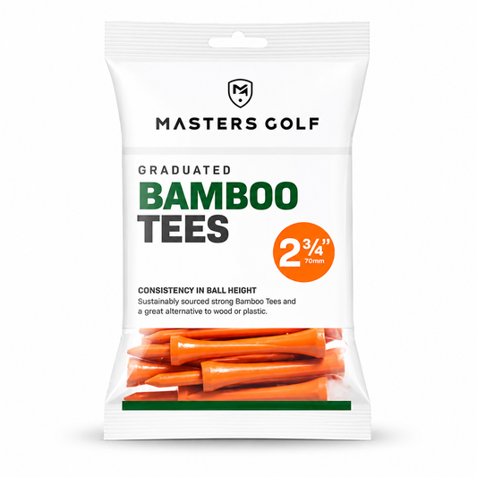 Orange Bamboo Graduated Golf Tees - 2 3/4" (20 tees)