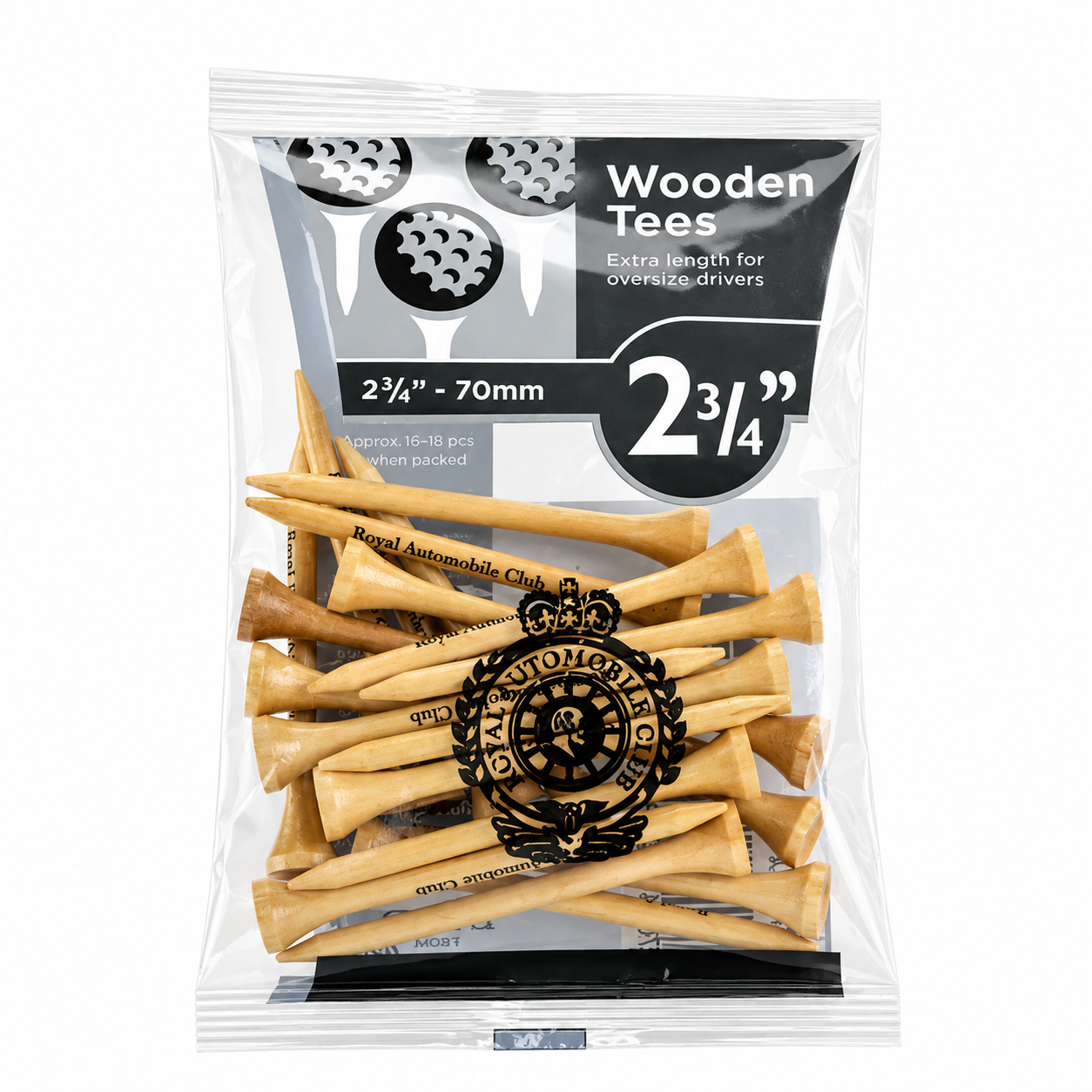 Club Wooden Tee Pack