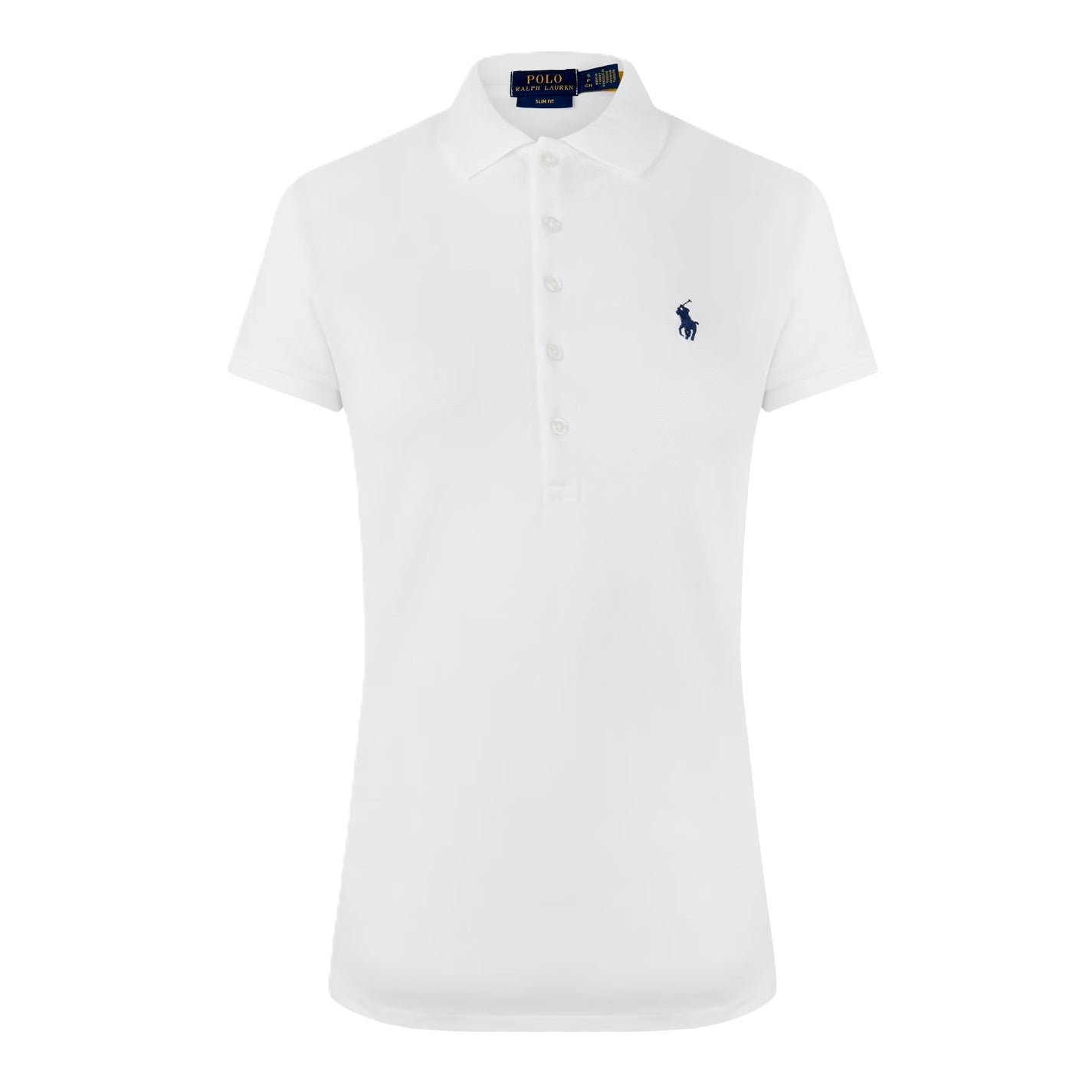 Ralph Lauren Slim Fit Stretch polo White