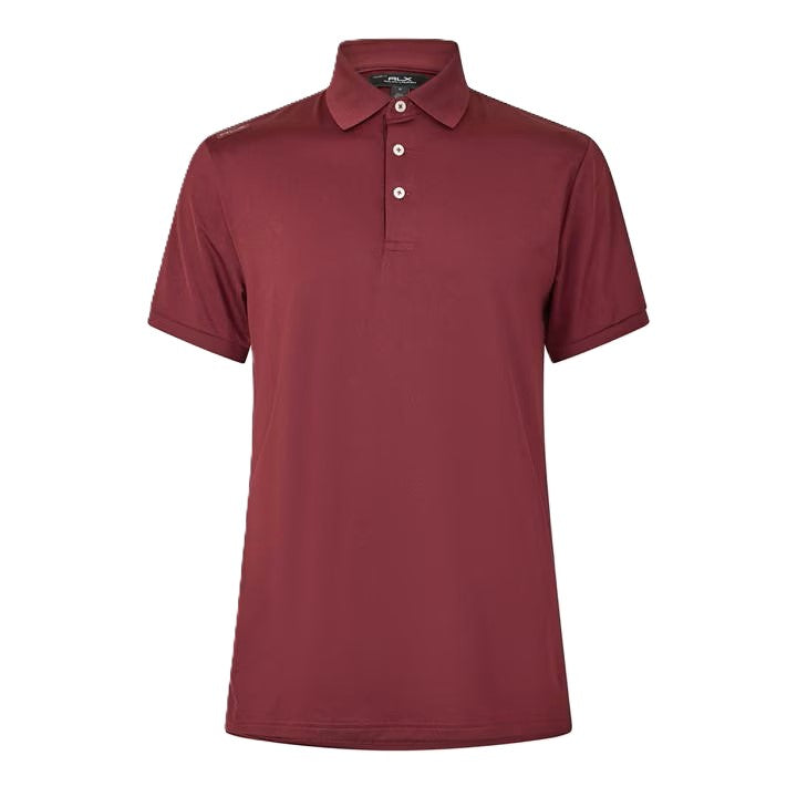 Ralph Lauren Tailored Fit Performance Polo Shirt Rich Ruby