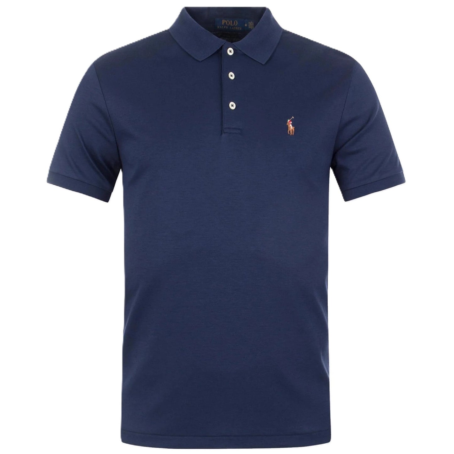 Ralph Lauren Custom Fit Mesh Polo Navy