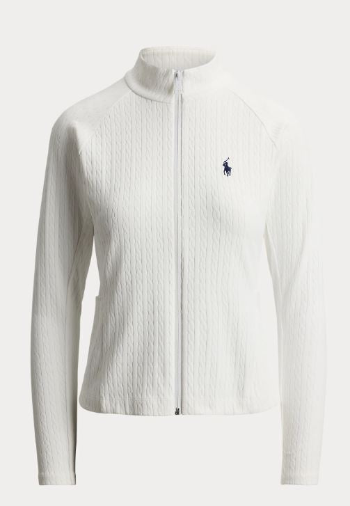 RLX Ladies Cable Stretch-Jacquard Zip Jacket