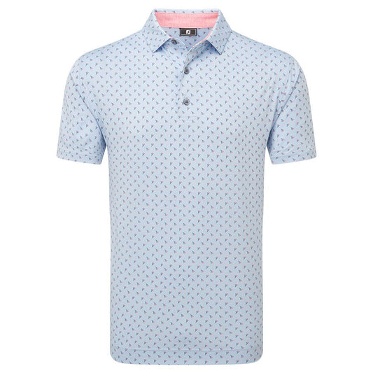 Footjoy Flower Bud Foulard Skyway