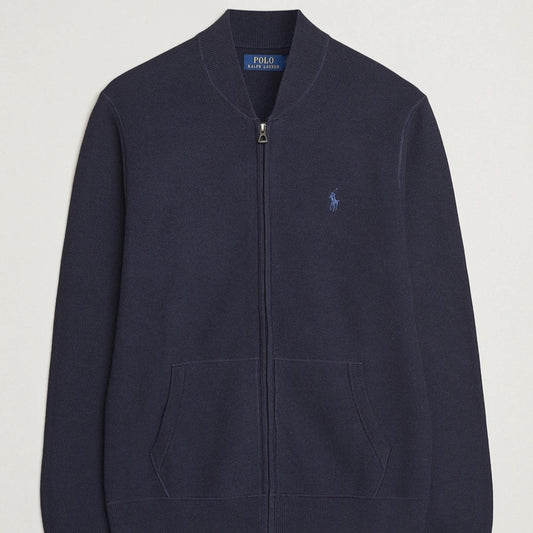 Ralph Lauren Navy Full Zip Pullover