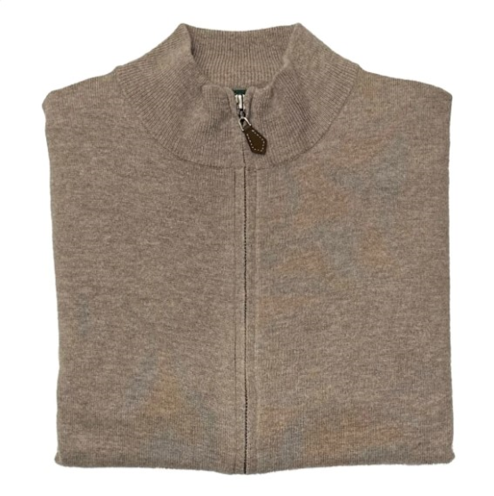 Alan Paine Midhurst LS Zip Mock Neck
