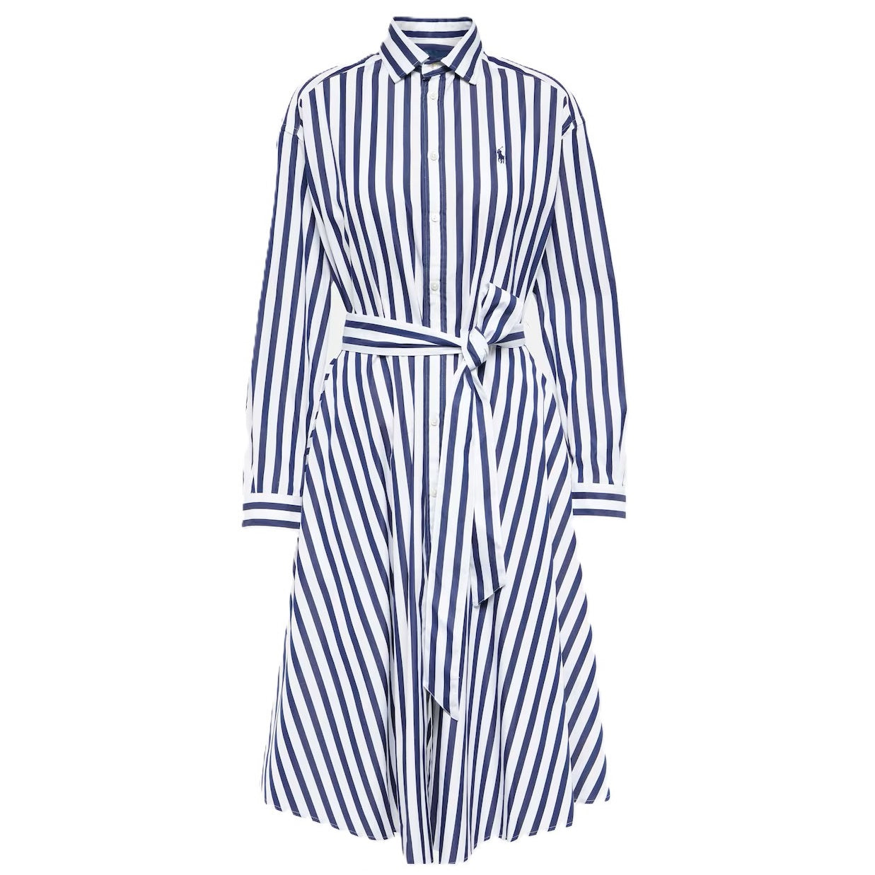 Ralph Lauren Striped Cotton Shirtdress Jasper