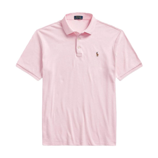 Ralph Lauren Knit Polo Pink White