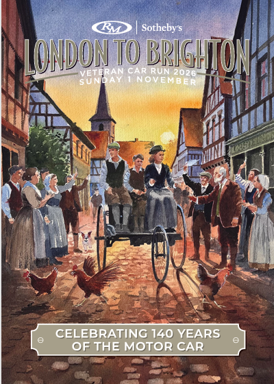 Veteran Car Run Postcards 2026