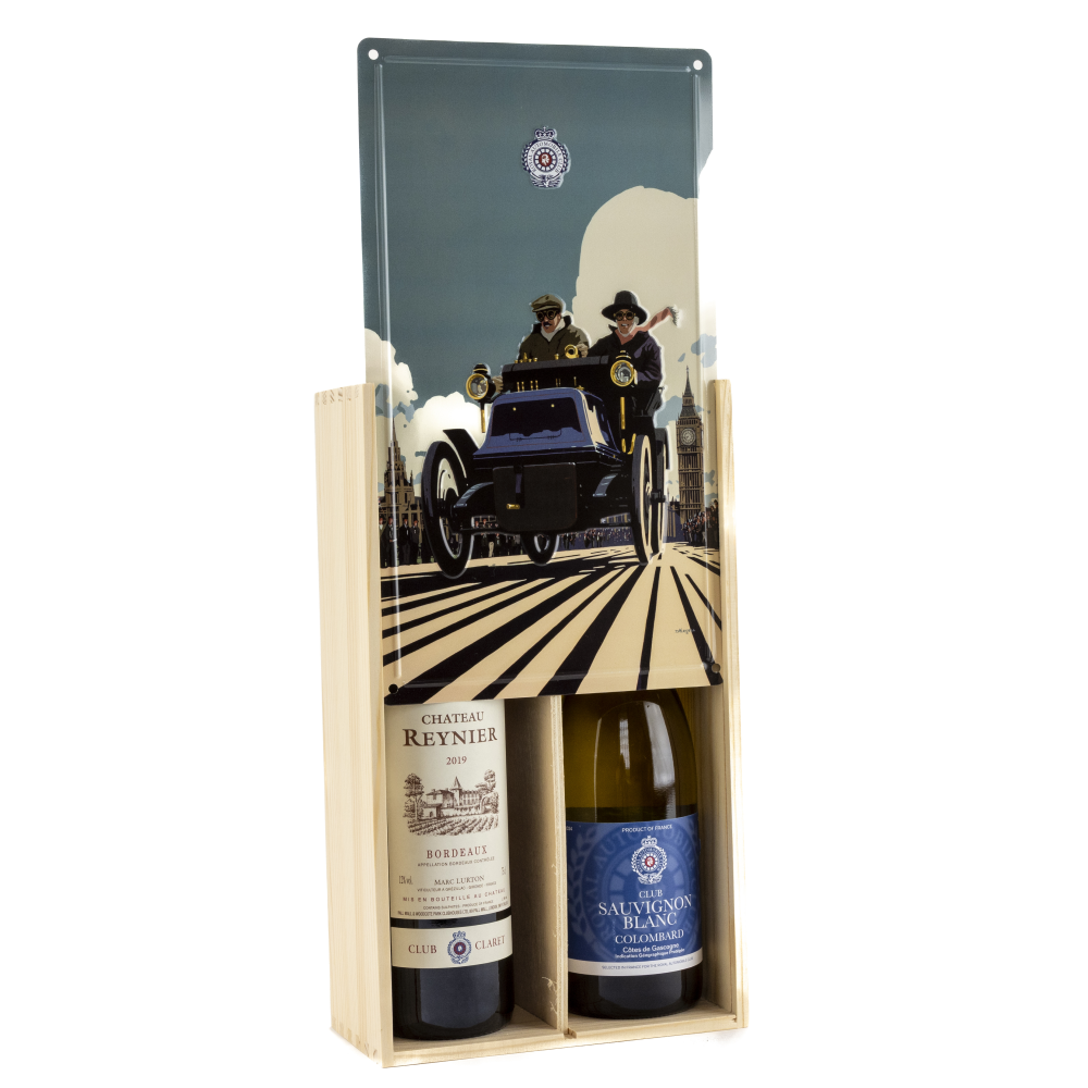 Veteran Car Run Wine Gift Box - Box only