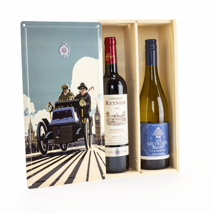 Veteran Car Run Wine Gift Box - Box only