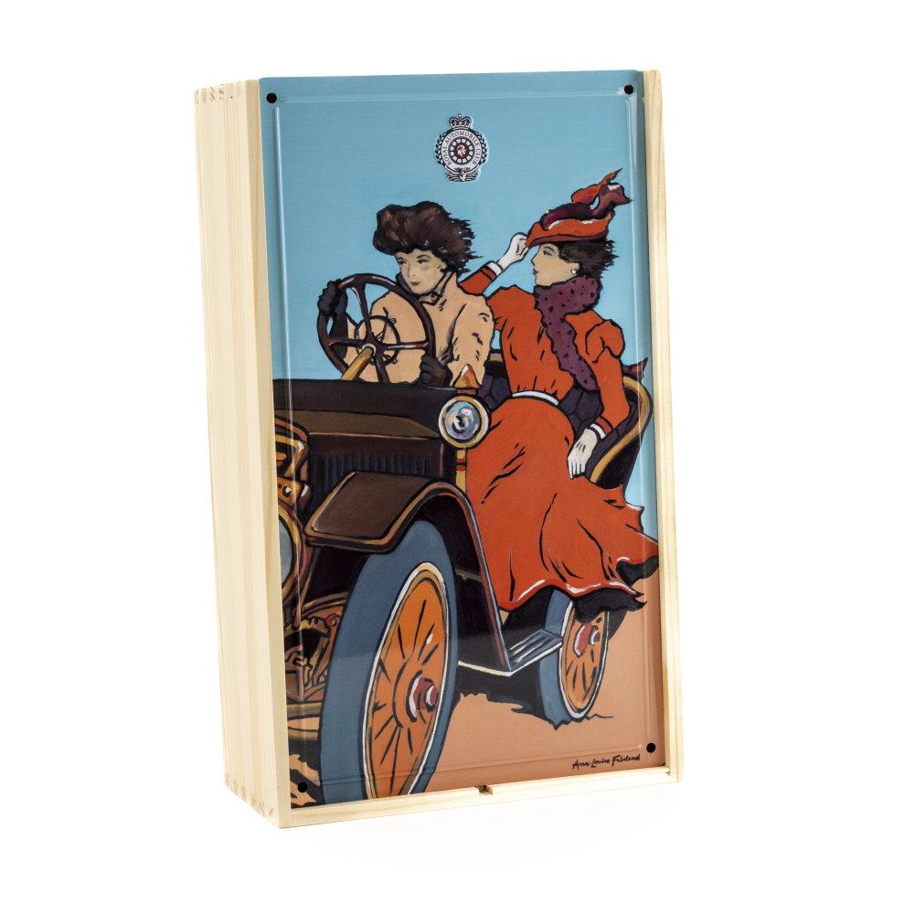 Veteran Car Run Wine Gift Box - Box only