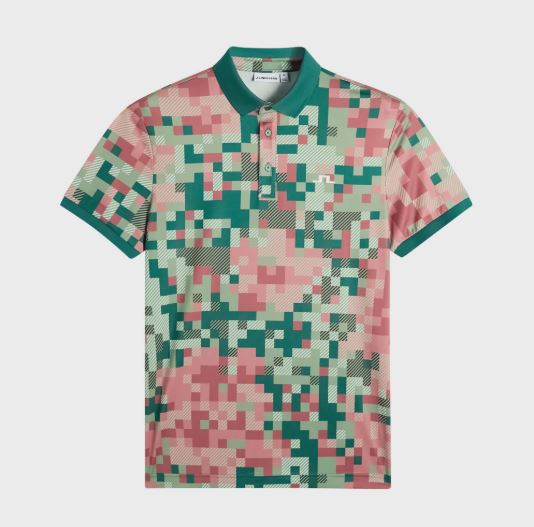 J.LINDEBERG Bridger Tour Print Polo