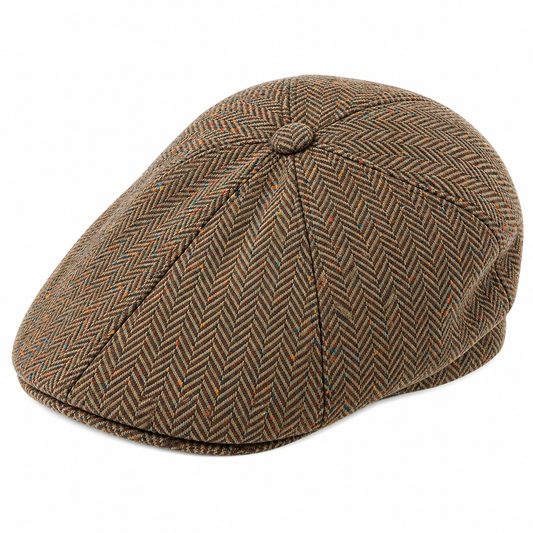 Dent's Tweed Driver's Flat Cap