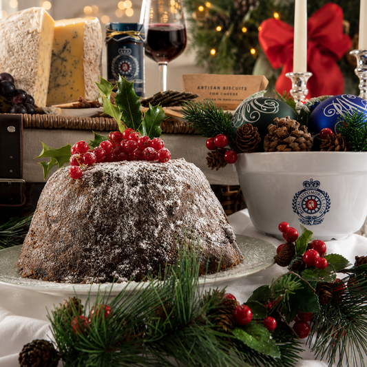 Christmas Pudding with Bowl