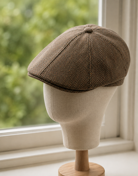 Dent's Tweed Driver's Flat Cap