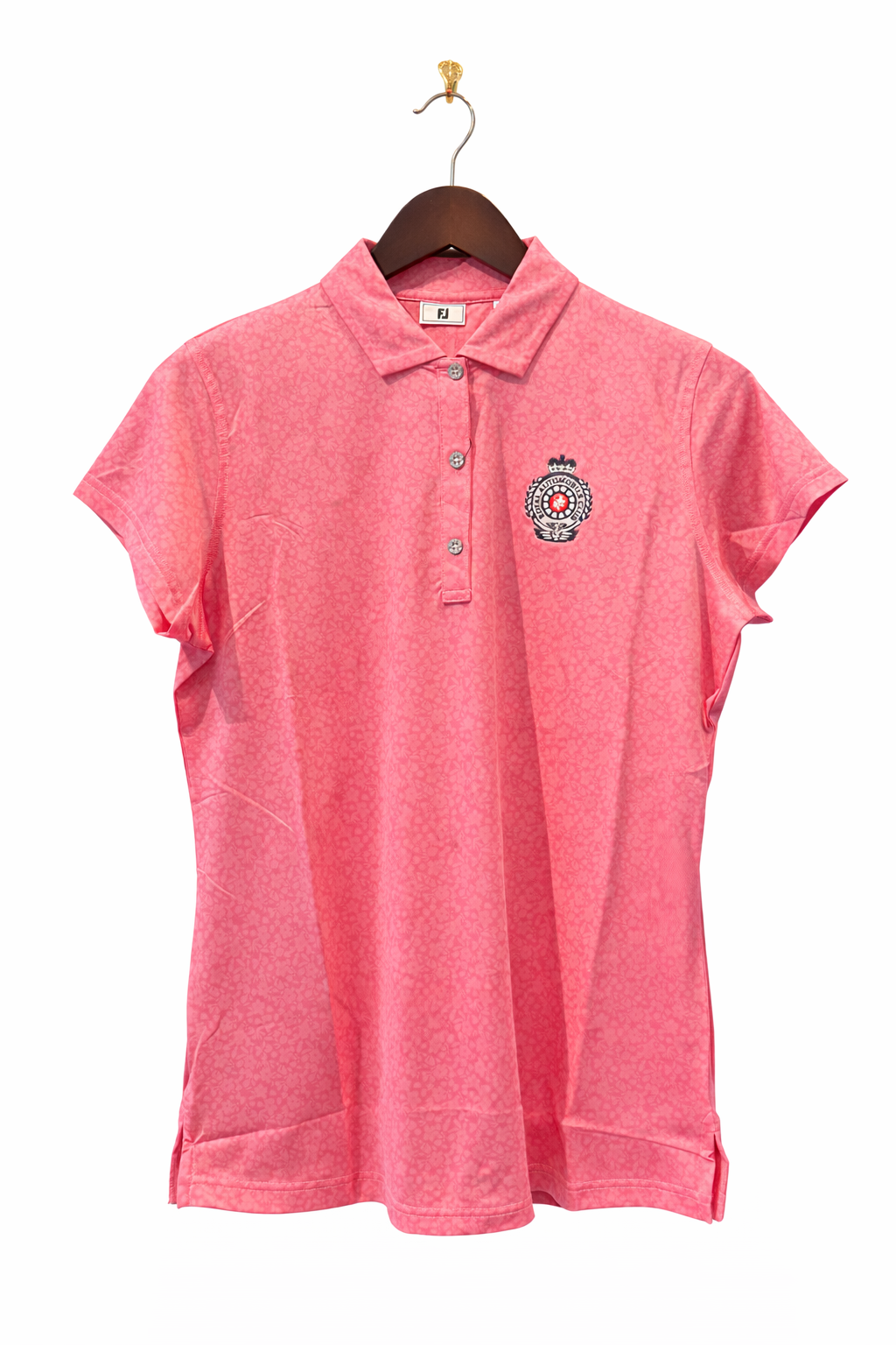 Footjoy Painted Floral Cap Sleeve Lisle