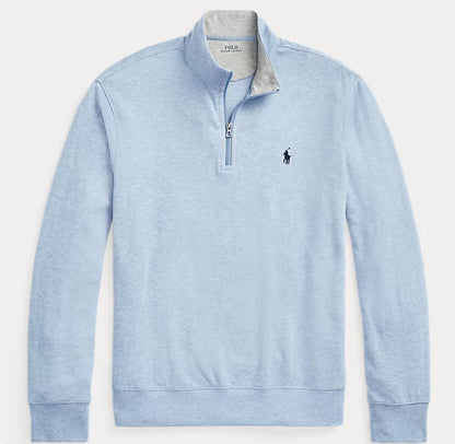 Ralph Lauren Luxury Jersey Quarter-Zip Pullover