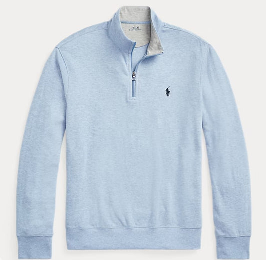 Ralph Lauren Luxury Jersey Quarter-Zip Pullover