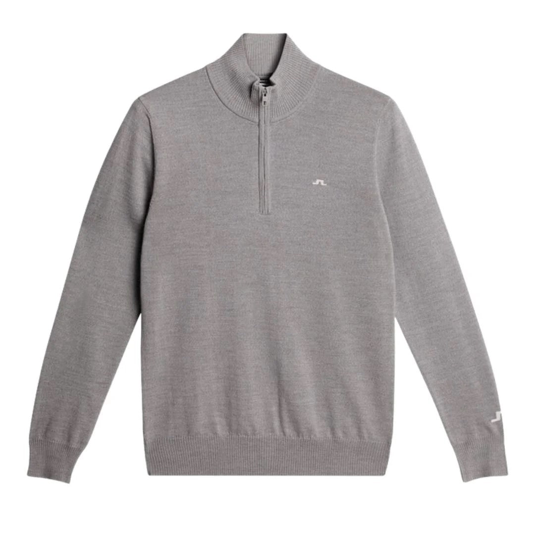 J.Lindeberg Grey Kian Knitted Sweater