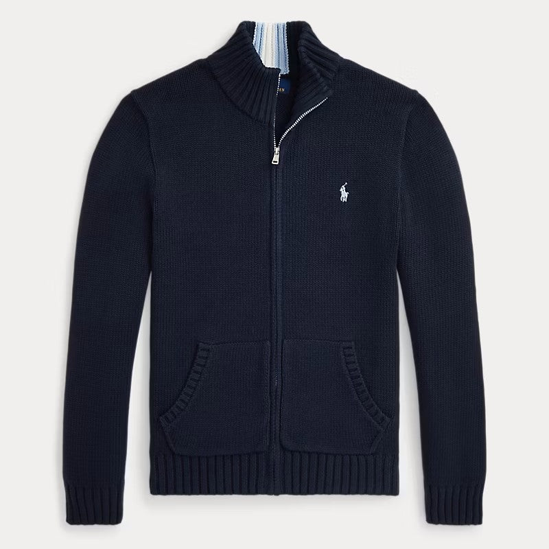 Ralph Lauren Mockneck Knit Full-zip
