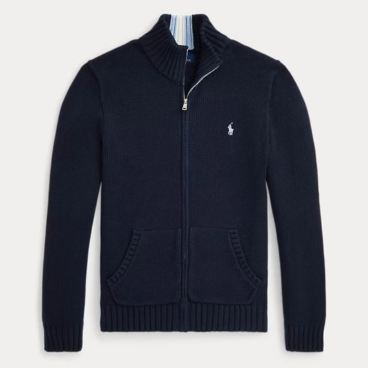 Ralph Lauren Mockneck Knit Full-zip