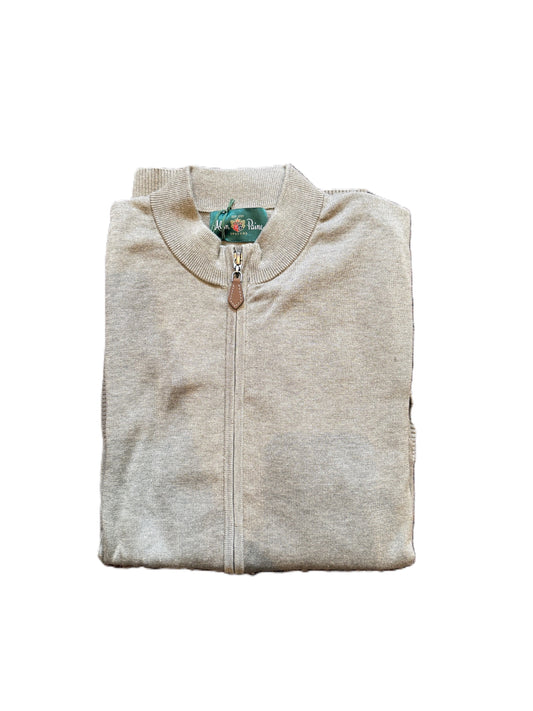 Rocombe Long Sleeve Zip with Mock Neck & Pockets