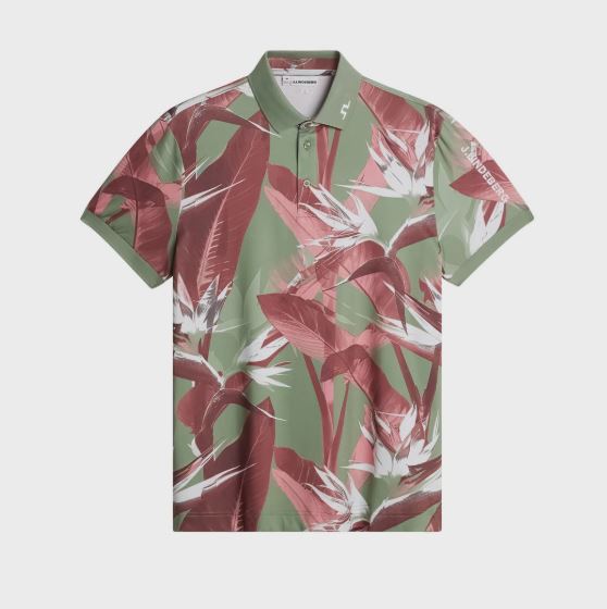 J.LINDEBERG Tour Tech Print Polo