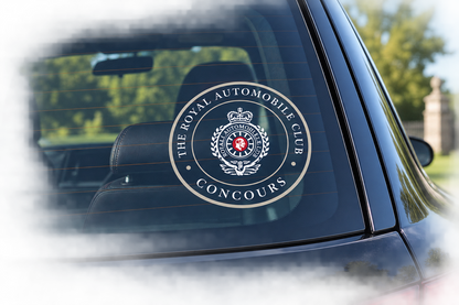 Concours Car Window Sticker
