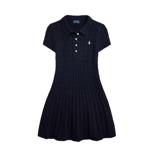 Ralph Lauren Navy Knit Dress