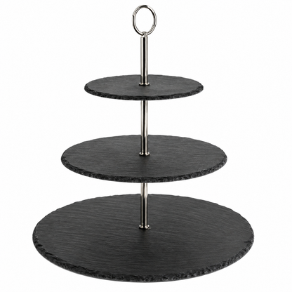 Three Tiered Slate Tower