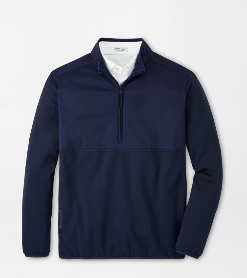 Peter Millar Mens Navy Vail 1/2 Zip